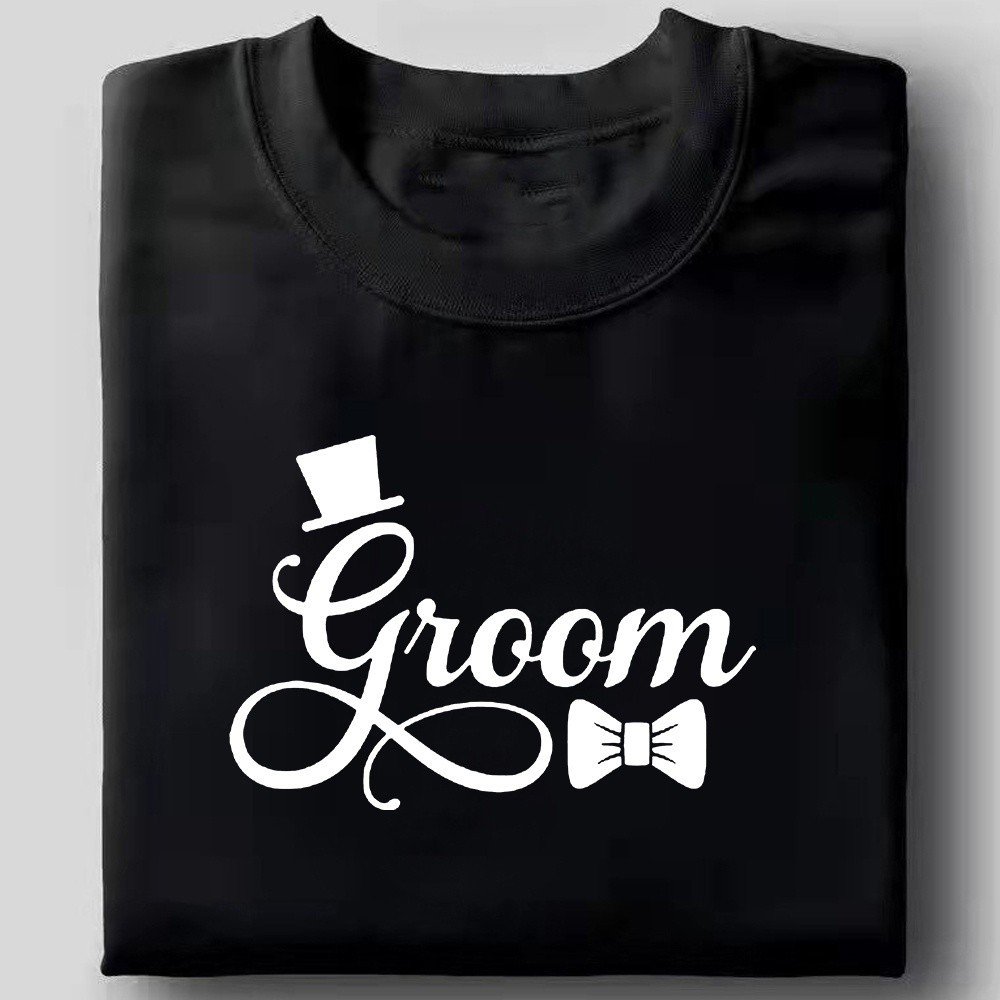 Basic Styles COD Groom Bride Squad Tshirt Unisex for men and women XNXL01 Top Shirts - Image 3
