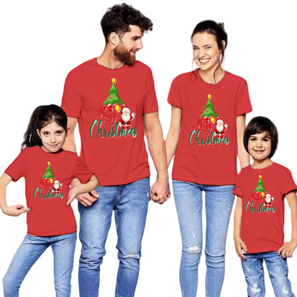 Christmas Tree Santa Family Matching T-Shirt | Holiday Gift Tee | Unisex Cotton Spandex | COD S-3XL - Image 11
