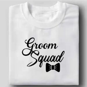 Basic Styles COD Groom Bride Squad Tshirt Unisex for men and women XNXL01 Top Shirts