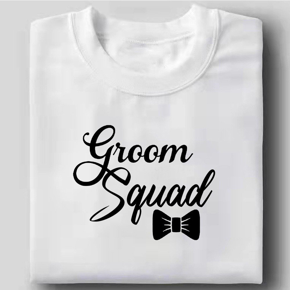 Basic Styles COD Groom Bride Squad Tshirt Unisex for men and women XNXL01 Top Shirts