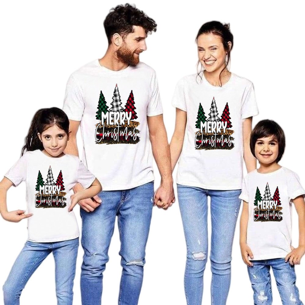 Plaid Christmas Tree Family Matching Shirt | Merry Christmas Holiday Outfit | Unisex Cotton Spandex - Image 2