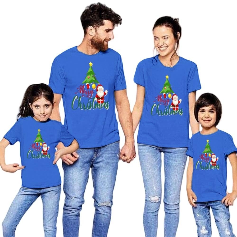 Christmas Tree Santa Family Matching T-Shirt | Holiday Gift Tee | Unisex Cotton Spandex | COD S-3XL - Image 6